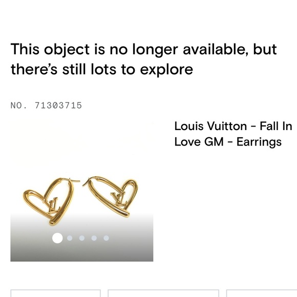 Louis Vuitton Fall In Love Hoop Earrings GM - Picture 6 of 12